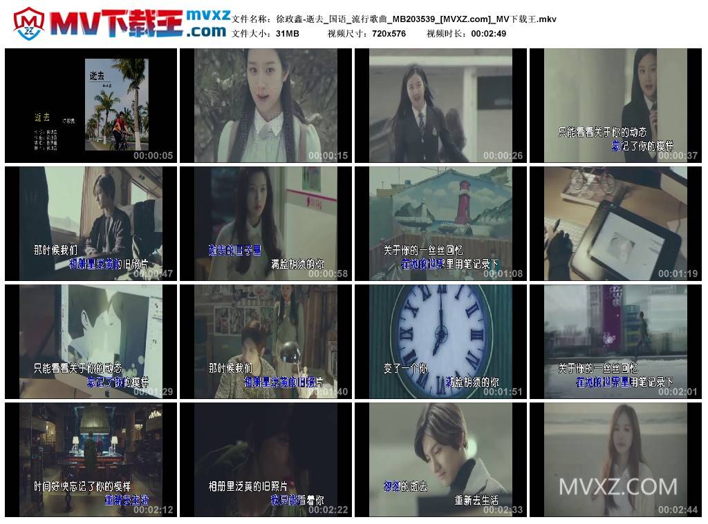 徐政鑫-逝去_国语_流行歌曲_MB203539
